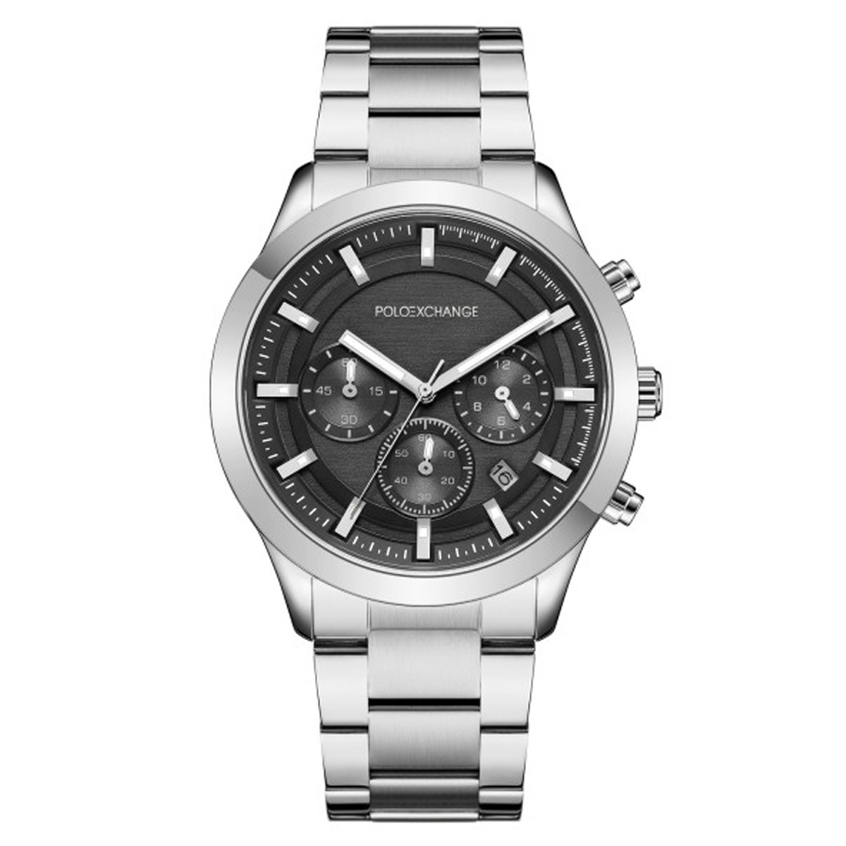 MONTRE POLOEXCHANGE HOMME M.FONCTION ACIER